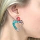 thumbnail image 3 of 3 pares de pendientes de rafia, pendientes bohemios, pendientes colgantes para mujer, pendientes de paja hechos a mano, pendientes de playa para niñas, 3 of 5