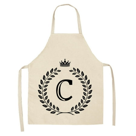 

YYNKM Kitchen Gadgets Linen Kitchen Apron - Letter Printed Cotton Linen Sleeveless Apron Kitchen Home & Kitchen on Clearance Deals