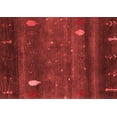thumbnail image 1 of Ahgly Company Indoor Rectangle Abstract Red Contemporary Area Rugs, 5' x 8', 1 of 4