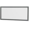 thumbnail image 2 of Wyndham Collection Sheffield 79" Mirror Wood Double Bathroom Vanity in Dark Gray, 2 of 2