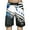 Blue-99008, variant on Mens Casual Swim Trunks Quick Dry Printed Summer Beach Shorts Mens Bañador Drawstring with Elastic Waist and Pockets