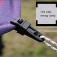 thumbnail image 6 of Heavy Duty Tent Clips for Wind, Reusable ABS Tent Stakes with Strong Grip for Camping Canopy Shelter Tarp Accessories, Universal Easy Setup, 6 of 7