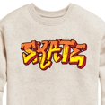 thumbnail image 3 of Instant Message - Skateboarding - Skate Graffiti - Toddler & Youth Crewneck Fleece Sweatshirt, 3 of 6