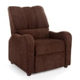 thumbnail image 4 of Sillón Reclinable Mobeler Gala Chenille Chocolate Moderno Minimalista, 4 of 4