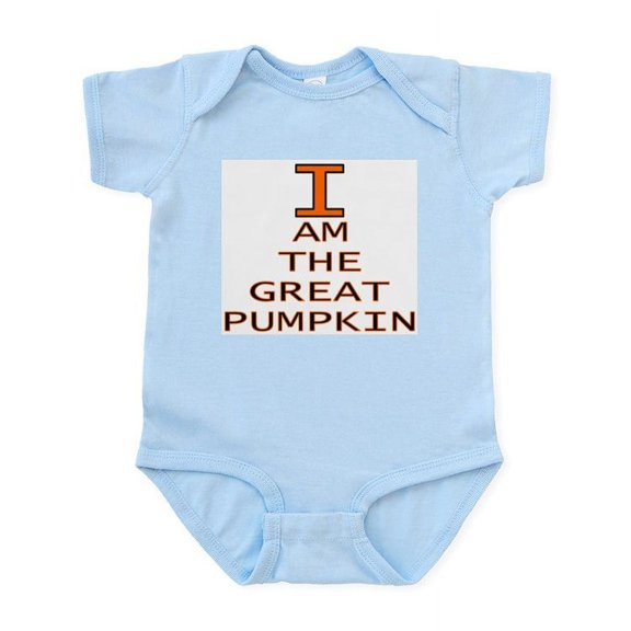 CafePress - I Am The Great Pumpkin Infant Creeper - Baby Light Bodysuit, Size Newborn - 24 Months
