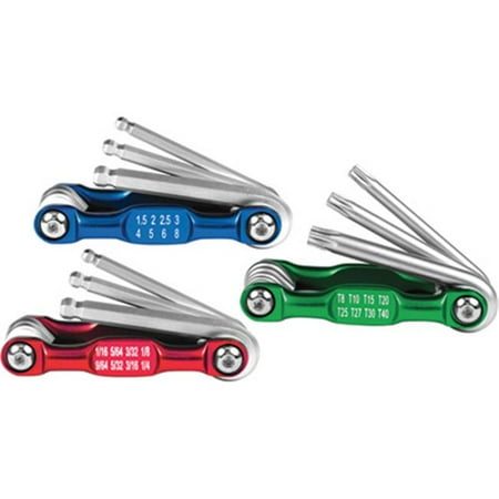 

3 Piece Folding Hex & Torx Key Set