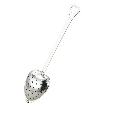 

Heart Shaped Stainless Steel Tea Infuser Spoon Strainer Steeper Handle