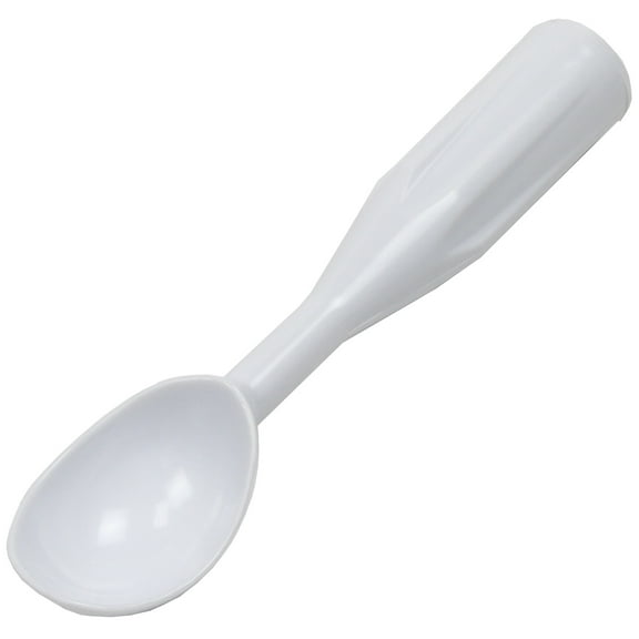 Chef Craft Select Plastic Ice Cream Scoop, 7.75 inches in Length, White