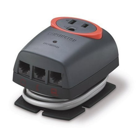 - 62635F SmartSockets Portable Surge Protector with Built In Phone Line Splitter (Discontinued by Manufacturer), Discontinued SurgeMaster Wall.., By Kensington Ship from US