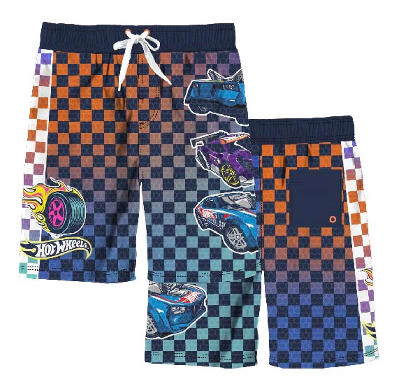 Hot Wheels Boys Swim Trunks, Sizes 4-12