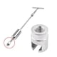 thumbnail image 3 of Universal Car Dent Lifter Puller M10 Slide Hammer Dent Puller Repair Tools Pulling Tab Adapter 2Pc, 3 of 5