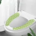 thumbnail image 4 of Self-Adhesive Polyester Toilet Seat Cover - Ultra-Thin, Reusable and Washable, Warm Fleece Lining, Cut-To-Fit, Non-Slip, Easy Install for Bathroom, 4 of 6