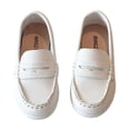 thumbnail image 5 of Boys Slip-On Loafers Faux Leather Dress Casual Shoes Flat Sole Comfort Footwear for Wedding Party Formal, 5 of 10