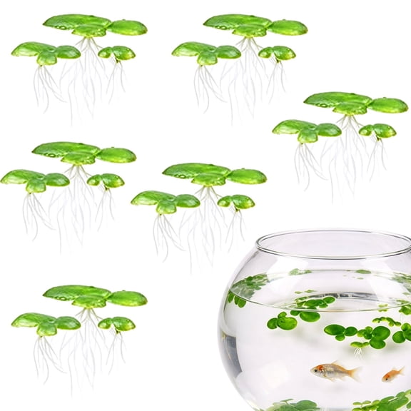 18 Pcs Floating Lightweight Aquarium Natural Looking Floating Leaves With Shade Shelter For Tank Aquarium