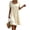 A1_Beige#women's cotton midi dresses, variant on Lcziwo Midi Cotton Dresses for Women Hollow Out Short Sleeve Casual Loose Dress Square Neck Summer Beach Vacation Sundress Black,M