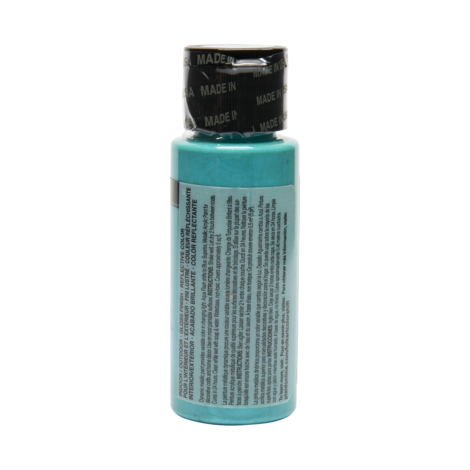 FolkArt Color Shift Gloss Finish Metallic Acrylic Paint, 12 Pack