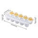thumbnail image 4 of Molde de silicona de 10 cavidades para paletas heladas - Material PP, mango anular, reutilizable - para paletas heladas caseras, comida para bebés, almacenamiento en el congelador, 4 of 7