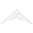 thumbnail image 2 of Ekena Millwork 36"W x 16 1/2"H x 1"P (11/12) Pitch Bordeaux Architectural Grade PVC Gable Pediment, 2 of 7