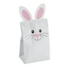 Easter Bunny Paper Treat Bags - Party Supplies - 12 Pieces