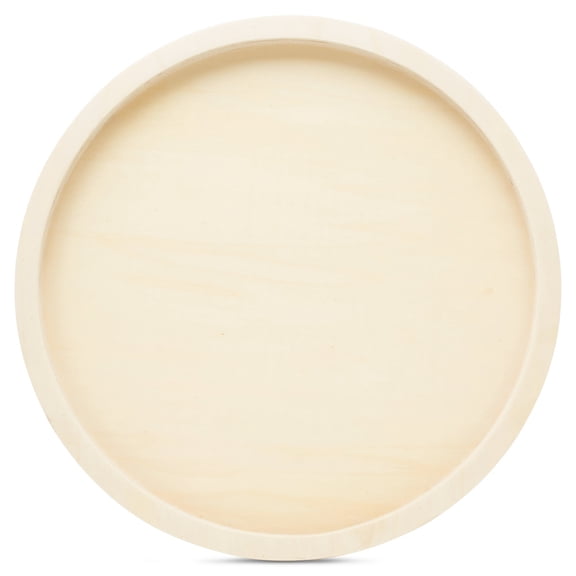 Circle Wood Sign Blank 18 inch Diameter, Pack of 5 Wood Tray for Crafts, Canvas Panel, Wood Boards for Crafts & Resin, by Woodpeckers