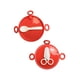 thumbnail image 3 of LONCHERA CON COMPARTIMENTO DESMONTRABLE, Acero inoxidable, libre de BPA, 2 seguros laterales, agarradera de goma, ideal para microondas, incluye tijeras y cuchara de plástico., 3 of 5