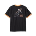 thumbnail image 4 of Harley-Davidson Men's 120th Anniversary Ringer Short Sleeve Tee - Black, 96834-23VM, 4 of 4
