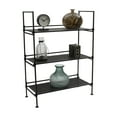 thumbnail image 4 of Organize It All 3 Tier Freestanding Storage Shelf Unit in Espresso, 4 of 11