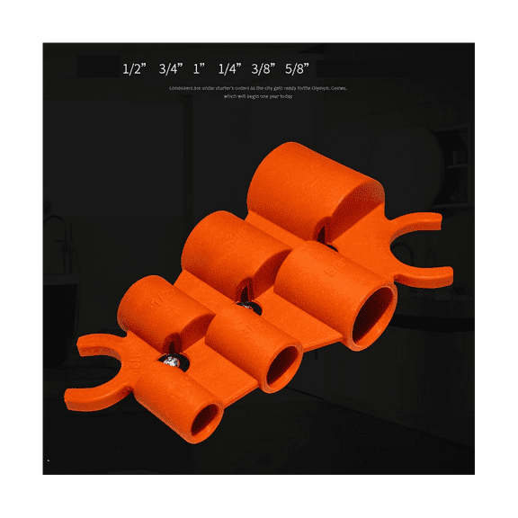 Deburring Pipe and Depth Gauge Tool, CPVC,PE-RT,1/4 Inch-1 Inch Sizes