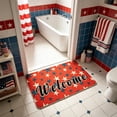 thumbnail image 5 of 4th of July Patriotic Welcome Doormat Retro American Flag Stars Stripes Door Mat Indoor Outdoor Home Kitchen Decoration,15.75x3.14x3.14 Inch, 5 of 6