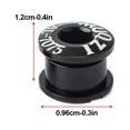 thumbnail image 1 of Becaristey 5 Pièces Vélo Tige Boulons Fiables Résistant à l'Usure Universelles Vis de Machine VTT Vélo Accessoires pour Pédalier Plaque Simple Noir 1Set, 1 of 6