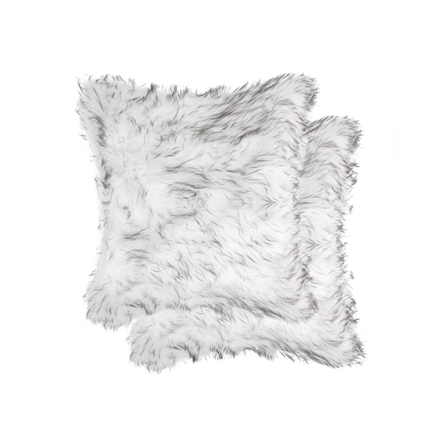 Luxe Belton Faux Fur Pillow | 2-Pack | 18"x18"