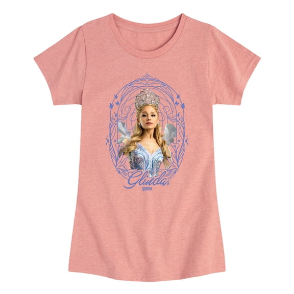 Wicked - Noveau Frame Glinda - Youth Girls Fitted Short Sleeve T-Shirt