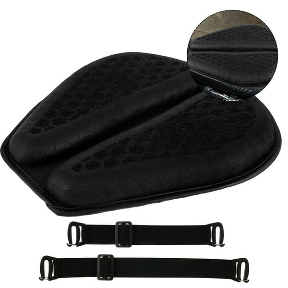 Motorcycle Seat Cushion Shock-Absorbing Motorbike Gel Seat Pad Anti-Slip 3D Honeycomb Motorcycle Seat Cover Reduce Vibration for Motorcycle