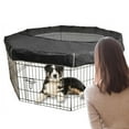 thumbnail image 6 of Foldable Mesh Fabric Top Cover Indoor Waterproof Portable Dog Playpen Cover 24inch, 6 of 8