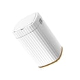 thumbnail image 2 of Bote de basura inteligente Inteprter gris y dorado 15 litros, 2 of 6