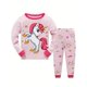 thumbnail image 1 of Conjunto de pijamas para niños pequeños con eslogan "I Love Dad" I Love Mom" xuanjing  unisex, 1 of 2
