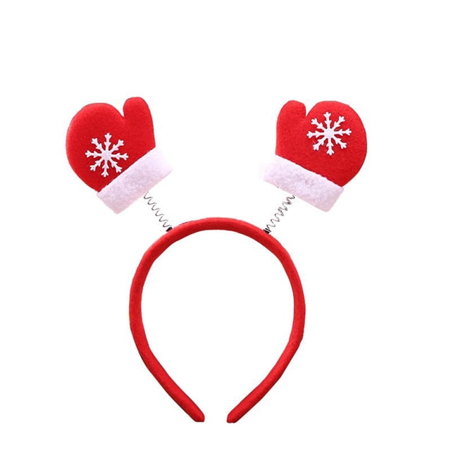 Inteprter Guante de astas de Navidad, banda para el cabello, diadema Universal, accesorios de estilismo, barra de aro, boda, adultos, niños, juguetes Kits de decoración para fiestas Guante Inteprter HA069511-01