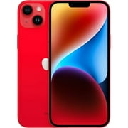 Restored Apple iPhone 14 Plus - Fully Unlocked - 256 GB Product (Red) (Refurbished)