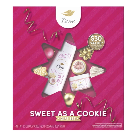 Dove Sweet as a Cookie Gift Set for Hydrated & Soft Skin, 1 Box