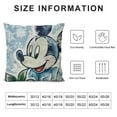 thumbnail image 5 of PHYHOO Winter Cartoon Decorative Throw Pillow Covers, Blue Outdoor Home Decor, Get Cozy Christmas Holiday Couch Cushion Case White, 5 of 5