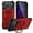 Red, variant on for iPhone 17 Pro Armor Case with Kickstand, Luxury Military-Grade Drop Protection Heavy Duty Magnetic Phone Case, Compatible with MagSafe Accessories, for iPhone 17 Pro - Red