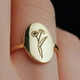 thumbnail image 5 of Delicate Simple Rose Flower Ring, 5 of 6