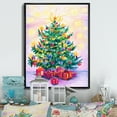 thumbnail image 1 of Designart Beautiful Christmas Tree Art Traditional Floating Frame Wall Art, 1 of 4