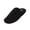 Black, variant on LAVRA Women's Corduroy Slippers Open Back Slip On House Shoes