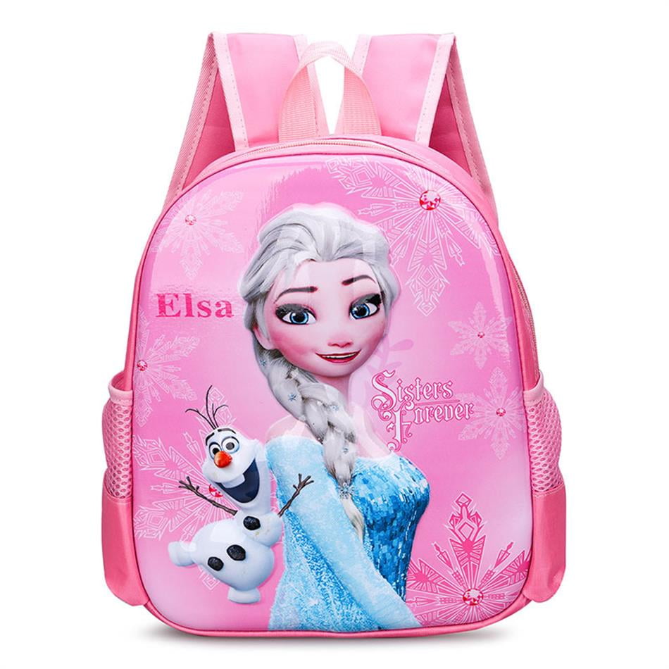 Koolyou Disney Frozen 2 Elsa Kids Cartoon Bag For School Backpack Girls Kindergarten Travel Storage Students Book Bag Elsa Backpack Other