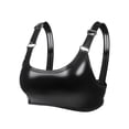 thumbnail image 2 of High Gloss Leather Sexy Neck Bra Adjustable Strap Underwear for - Statement Piece for Daring Style and Unmatched Comfort, 2 of 2