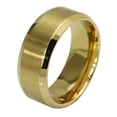 thumbnail image 2 of Punk Ring Cool Comfortable to Wear Simple Creative Titanium Steel Wide Band Ring for Cocktail Bar Club, 2 of 8