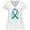 AA-White, variant on Inktastic Ovarian Cancer Awareness Ribbon Women's Plus Size V-Neck T-Shirt