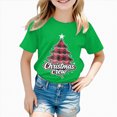 thumbnail image 6 of ORT Toddler Girls Boys Christmas Graphic T-Shirts Holiday Short Sleeve Tees Tops Xmas Short Sleeve Tops, 6 of 6