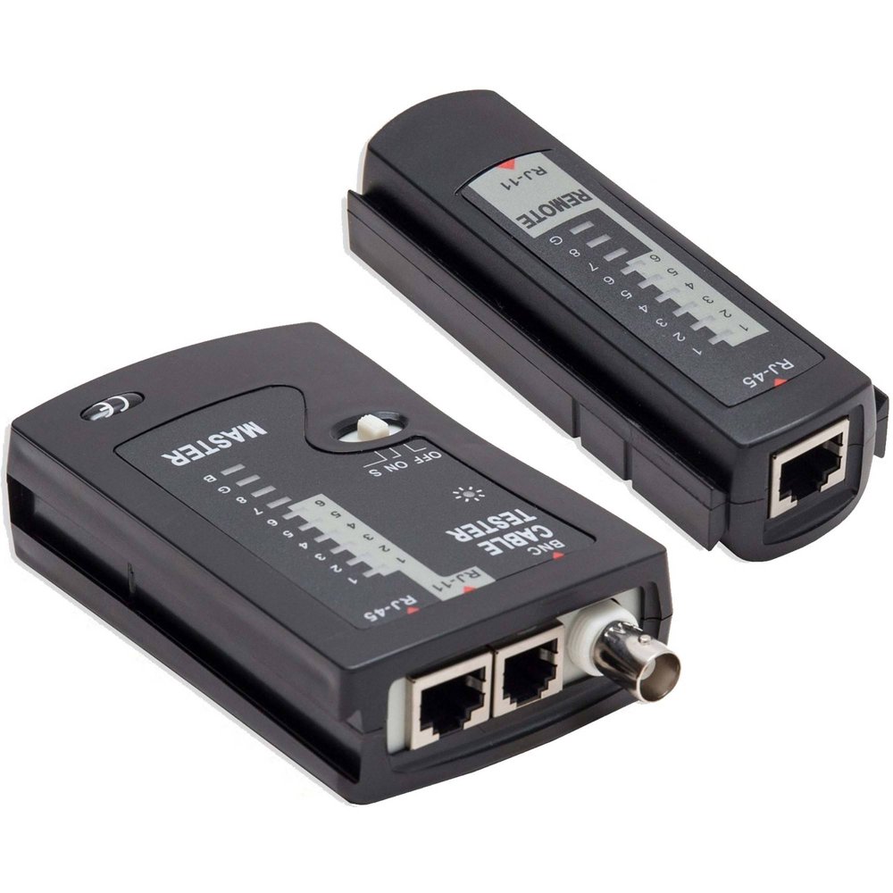 SYACC65050 2PIECE MULTINTWK CBL TESTER RJ45/RJ11/RJ11/COAX/MOD